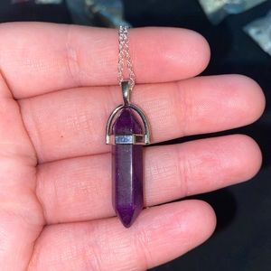 Crystal Necklace- Amethyst